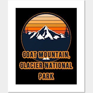 Goat Mountain, Glacier National Park Posters and Art